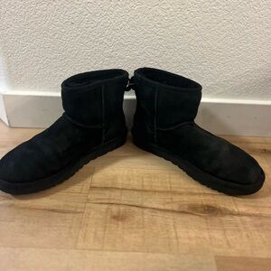 UGG Black Shearling Lined Boots